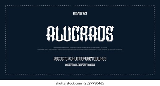 Modern Bold Font. Sans Serif Font. Regular Italic Uppercase Lowercase Typography urban style alphabet fonts for fashion, sport, technology, digital, movie, logo design, vector illustration