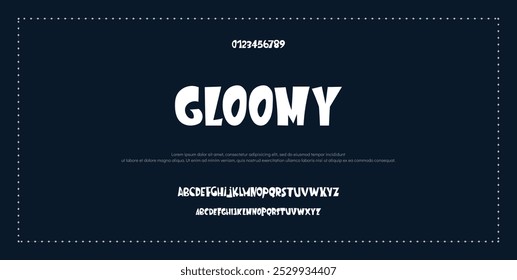 Modern Bold Font. Sans Serif Font. Regular Italic Uppercase Lowercase Typography urban style alphabet fonts for fashion, sport, technology, digital, movie, logo design, vector illustration