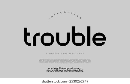 Modern Bold Font. Sans Serif Font. Regular Italic Uppercase Lowercase Typography urban style alphabet fonts for fashion, sport, technology, digital