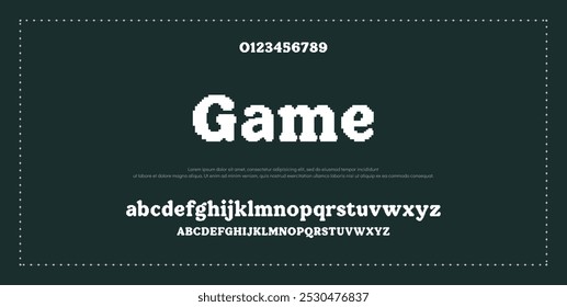 Modern Bold Font. Sans Serif Font. Regular Italic Uppercase Lowercase Typography urban style alphabet fonts for fashion, sport, technology, digital, movie, logo design, vector illustration