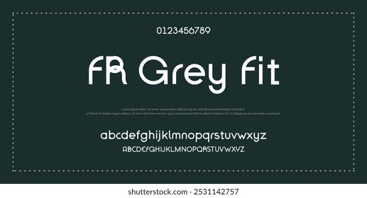 Modern Bold Font. Sans Serif Font. Regular Italic Uppercase Lowercase Typography urban style alphabet fonts for fashion, sport, technology, digital