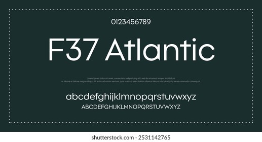 Modern Bold Font. Sans Serif Font. Regular Italic Uppercase Lowercase Typography urban style alphabet fonts for fashion, sport, technology, digital