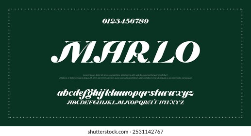 Modern Bold Font. Sans Serif Font. Regular Italic Uppercase Lowercase Typography urban style alphabet fonts for fashion, sport, technology, digital