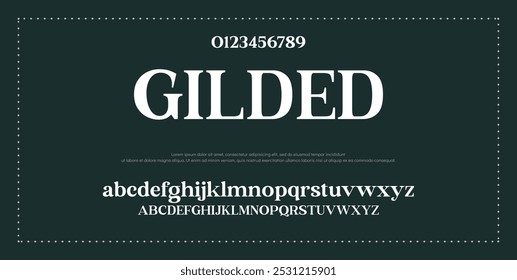 Modern Bold Font. Sans Serif Font. Regular Italic Uppercase Lowercase Typography urban style alphabet fonts for fashion, sport, technology, digital, movie, logo design, vector illustration