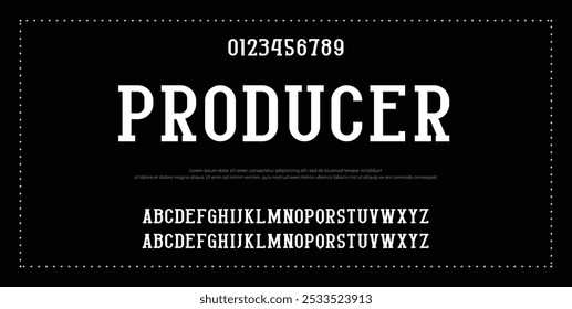 Modern Bold Font. Sans Serif Font. Regular Italic Uppercase Lowercase Typography urban style alphabet fonts for fashion, sport, technology, digital