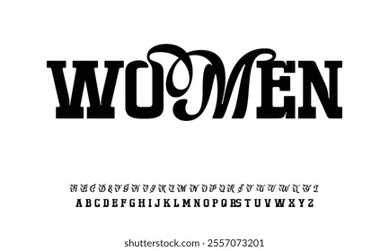 Modern Bold Font. Sans Serif Font. Regular Italic Uppercase Lowercase Typography urban style alphabet fonts for fashion, sport, technology, digital, movie, logo design, vector illustration
