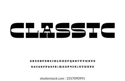 Modern Bold Font. Sans Serif Font. Regular Italic Uppercase Lowercase Typography urban style alphabet fonts for fashion, sport, technology, digital, movie, logo design, vector illustration