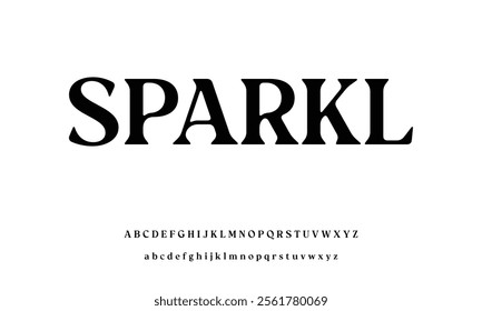 Modern Bold Font. Sans Serif Font. Regular Uppercase Lowercase Typography urban style alphabet fonts for fashion, sport, technology, digital, movie, logo design, vector illustration