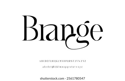 Modern Bold Font. Sans Serif Font. Regular Italic Uppercase Lowercase Typography urban style alphabet fonts for fashion, sport, technology, digital, movie, logo design, vector illustration