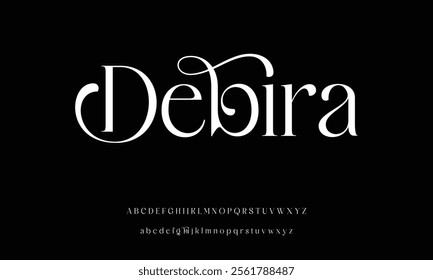 Modern Bold Font. Sans Serif Font. Regular Italic Uppercase Lowercase Typography urban style alphabet fonts for fashion, sport, technology, digital, movie, logo design, vector illustration