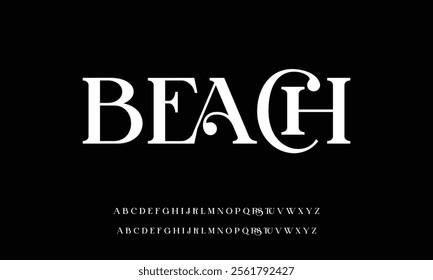 Modern Bold Font. Sans Serif Font. Regular Italic Uppercase Lowercase Typography urban style alphabet fonts for fashion, sport, technology, digital, movie, logo design, vector illustration