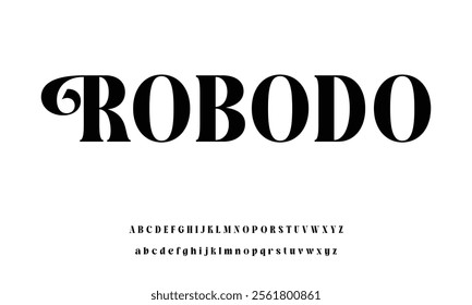 Modern Bold Font. Sans Serif Font. Regular Italic Uppercase Lowercase Typography urban style alphabet fonts for fashion, sport, technology, digital, movie, logo design, vector illustration