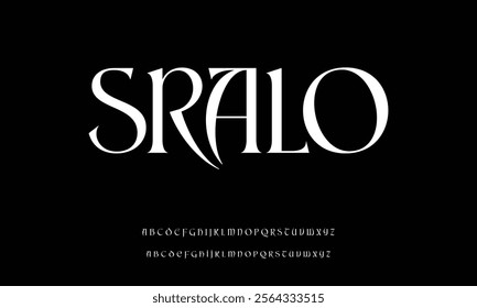 Modern Bold Font. Sans Serif Font. Regular Italic Uppercase Lowercase Typography urban style alphabet fonts for fashion, sport, technology, digital, movie, logo design, vector illustration