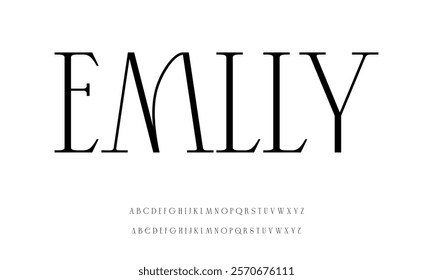 Modern Bold Font. Sans Serif Font. Regular Italic Uppercase Lowercase Typography urban style alphabet fonts for fashion, sport, technology, digital, movie, logo design, vector illustration