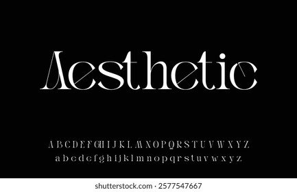 Modern Bold Font. Sans Serif Font. Regular Uppercase Lowercase Typography urban style alphabet fonts for fashion, sport, technology, digital, movie, logo design, vector illustration
