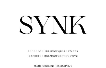 Modern Bold Font. Sans Serif Font. Regular Italic Uppercase Lowercase Typography urban style alphabet fonts for fashion, sport, technology, digital, movie, logo design, vector illustration