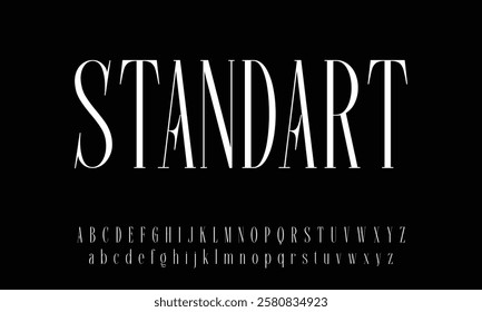Modern Bold Font. Sans Serif Font. Regular Italic Uppercase Lowercase Typography urban style alphabet fonts for fashion, sport, technology, digital, movie, logo design, vector illustration