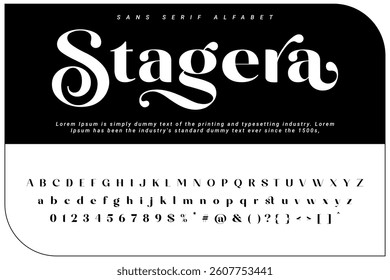 Modern Bold Font. Sans Serif Font. Regular Italic Uppercase Lowercase Typography urban style alphabet fonts for fashion, sport, technology, digital, movie, logo design, vector illustration