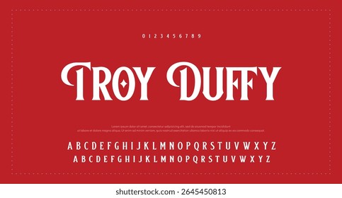 Modern Bold Font. Sans Serif Font. Regular Italic Uppercase Lowercase Typography urban style alphabet fonts for fashion, sport, technology, digital, movie, logo design, vector illustration.