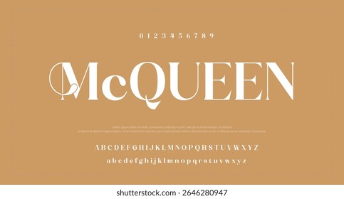 Fonte em negrito moderna. Fonte Sans Serif. Letras de alfabeto de estilo urbano de tipografia maiúsculas de itálico regular para moda, esporte, tecnologia, digital, filme, design de logotipo, ilustração vetorial