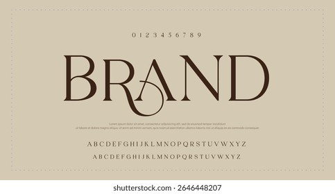 Modern Bold Font. Sans Serif Font. Regular Italic Uppercase Lowercase Typography urban style alphabet fonts for fashion, sport, technology, digital, movie, logo design, vector illustration