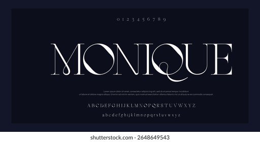 Modern Bold Font. Sans Serif Font. Regular Italic Uppercase Lowercase Typography urban style alphabet fonts for fashion, sport, technology, digital, movie, logo design, vector illustration