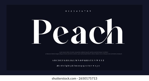 Modern Bold Font. Sans Serif Font. Regular Italic Uppercase Lowercase Typography urban style alphabet fonts for fashion, sport, technology, digital, movie, logo design, vector illustration