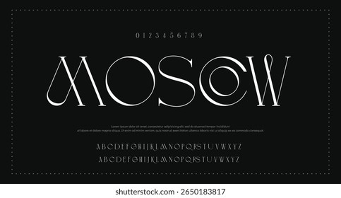 Modern Bold Font. Sans Serif Font. Regular Italic Uppercase Lowercase Typography urban style alphabet fonts for fashion, sport, technology, digital, movie, logo design, vector illustration