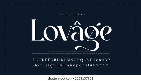 Modern Bold Font. Sans Serif Font. Regular Italic Uppercase Lowercase Typography urban style alphabet fonts for fashion, sport, technology, digital, movie, logo design, vector illustration