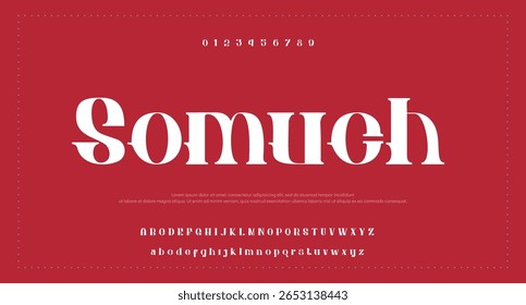Fonte em negrito moderna. Fonte Sans Serif. Letras de alfabeto de estilo urbano de tipografia maiúsculas de itálico regular para moda, esporte, tecnologia, digital, filme, design de logotipo, ilustração vetorial