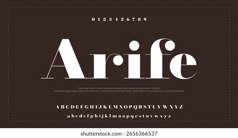 Modern Bold Font. Sans Serif Font. Regular Italic Uppercase Lowercase Typography urban style alphabet fonts for fashion, sport, technology, digital, movie, logo design, vector illustration