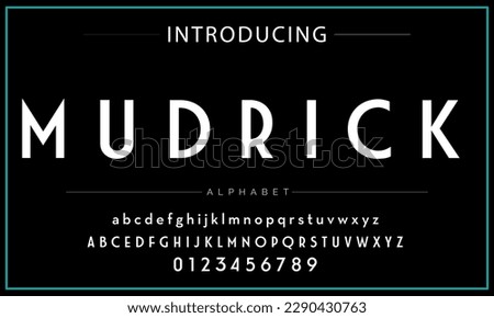 Modern Bold Font. Sans Serif Font. Regular Italic Uppercase Lowercase Typography urban style alphabet fonts for fashion, sport, technology, digital, movie, logo design, vector illustration
