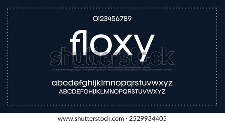 Modern Bold Font. Sans Serif Font. Regular Italic Uppercase Lowercase Typography urban style alphabet fonts for fashion, sport, technology, digital, movie, logo design, vector illustration