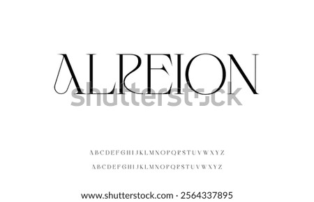Modern Bold Font. Sans Serif Font. Regular Italic Uppercase Lowercase Typography urban style alphabet fonts for fashion, sport, technology, digital, movie, logo design, vector illustration