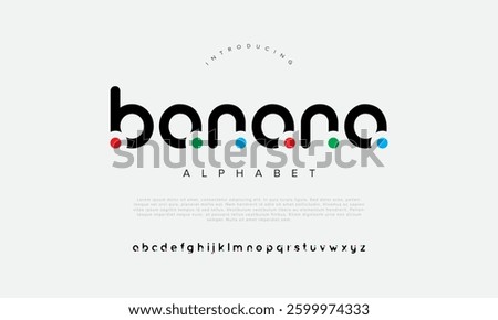 Modern Bold Font. Sans Serif Font. Regular Italic Uppercase Lowercase Typography urban style alphabet fonts for fashion, sport, technology, digital, movie, logo design, vector illustration