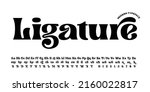 A modern bold Font with a set of ligatures, this font is perfect for logotypes and headlines