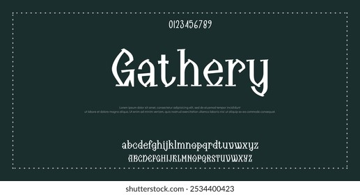 Modern Bold Font. Typography urban style alphabet fonts for fashion, sport, technology, digital, movie, logo design, vector illustration, uppercase and lowercase.