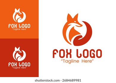 Diseño moderno y audaz del logotipo de Fox para la marca