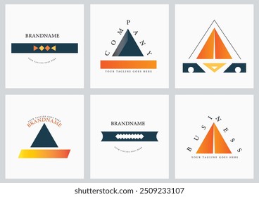 Modern Bold Geometric Logo Collection