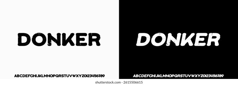 Modern Bold Grunge ,Rough Distress Bold Font. Uppercase and Number, Typography urban style alphabet fonts for fashion, sport, movie, logo design,band,music, vector illustration
