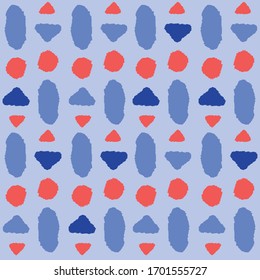 MODERNO PATRÓN GEOMÉTRICO INSEGURO DE MANO NEGRITA. CUTE GRÁFICO. GEO MÍNIMO. DISEÑO DIVERTIDO