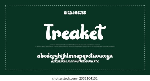 Modern Bold Heavy fuente. Fuentes de alfabeto de estilo urbano de tipografía para moda, deporte, tecnología, digital, película, diseño de logotipos, Ilustración vectorial
