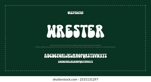 Modern Bold Heavy fuente. Fuentes de alfabeto de estilo urbano de tipografía para moda, deporte, tecnología, digital, película, diseño de logotipos, Ilustración vectorial