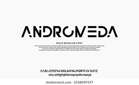 Modern Bold Heavy Font. Typography urban style alphabet fonts for fashion, sport, technology, digital, movie, logo design, vector illustration, uppercase and lowercase.