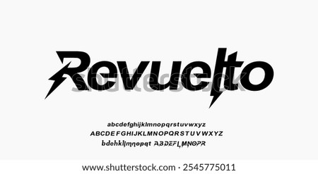 Modern Bold Heavy Font. Typography urban style alphabet fonts for fashion, sport, technology, digital, movie, logo design, vector illustration, uppercase and lowercase.