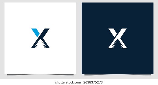 Modern and bold logo featuring the letter X with jagged details on the lower portion. The design conveys sharpness and creativity suitable for various brand identities.