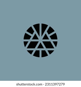 modern and bold mountain sun light logo