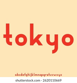 Modern bold rounded display font vector