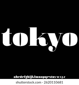 Modern bold rounded display font vector