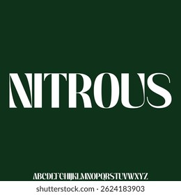 Modern bold slant sans serif alphabet display font vector with stripes speed style